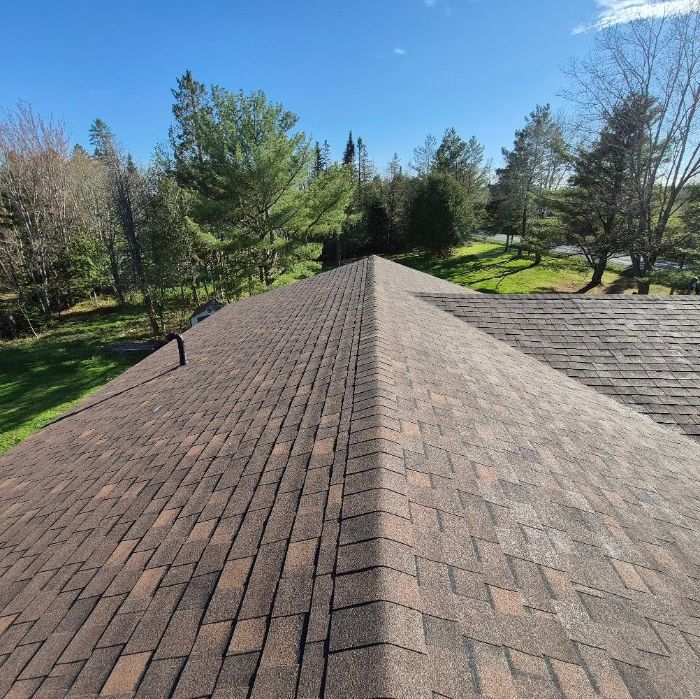 Completed roofing project